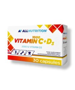 Allnutrition Vitamin C1000+D3 30caps