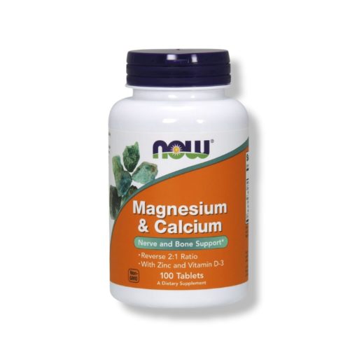 NOW Magnesium&Calcium 100tabs