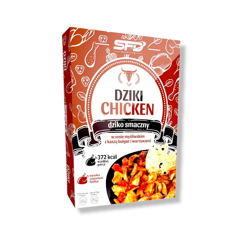 SFD Chicken in Hunting Sauce with Bulgur and Vegetables 300g