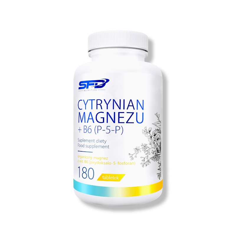 SFD Cytrynian Magnezu + B6 180tabs
