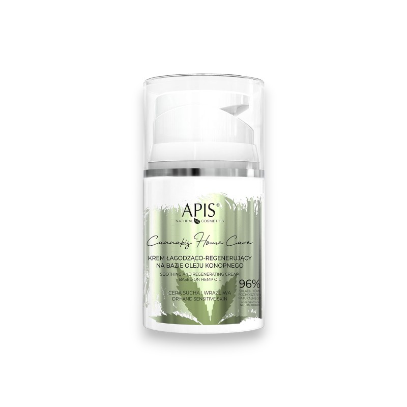 APIS Cannabis Home Care Soothing and regenerating cream based on hemp oil 50 ml