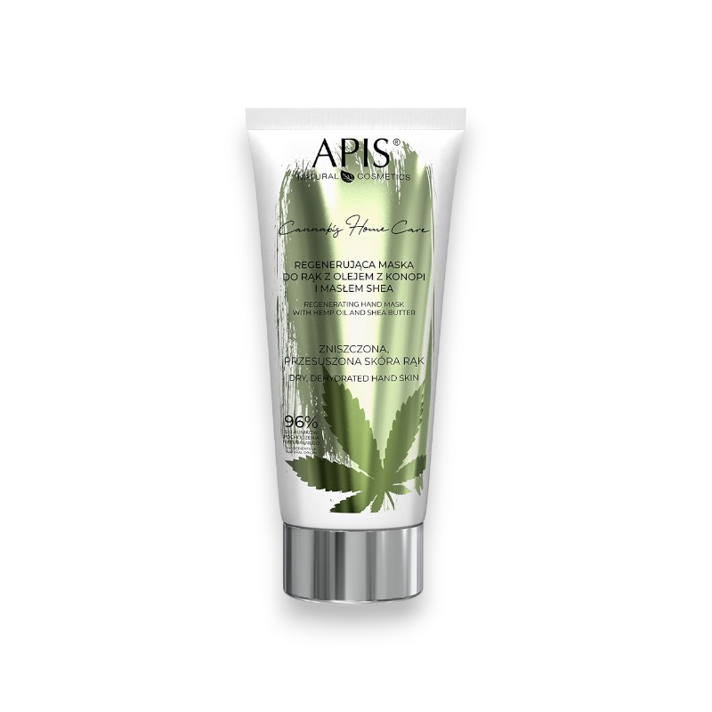 APIS Cannabis Home Care Regenerating Hand Mask with Hemp Oil and Shea Butter 200 ml