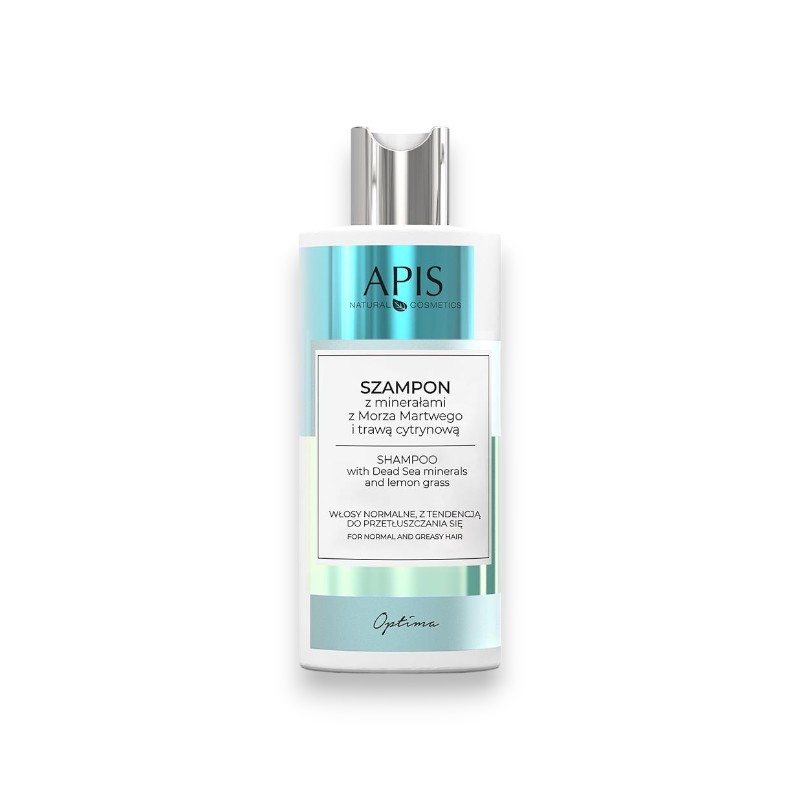 APIS Optima Shampoo with Dead Sea Minerals and Lemongrass 300 ml