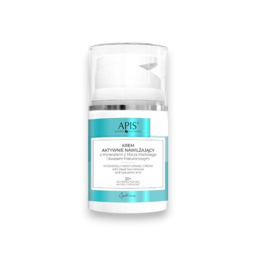 APIS Optima Active Moisturizing Cream with Dead Sea Minerals and Hyaluronic Acid 30+ / 50 ml