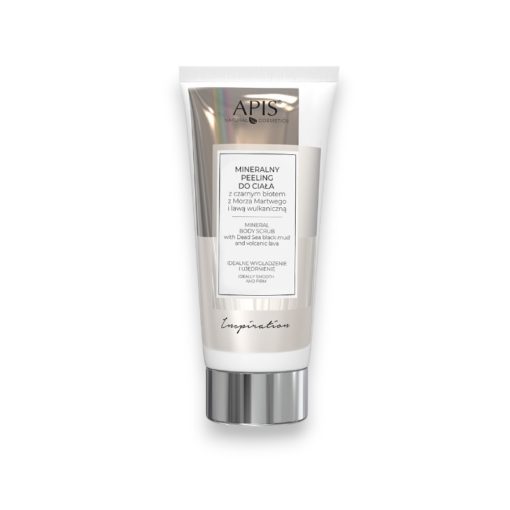 APIS Inspiration Mineral Body Peeling with Black Dead Sea Mud and Volcanic Lava 200g