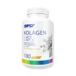 SFD Collageen + MCT + Vitamine C – 180 capsules, viscollageenhydrolysaat met MCT en vitamine C voor huid, gewrichten en immuniteit