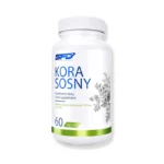 Bottle of SFD Pine Bark dietary supplement containing 60 capsules.