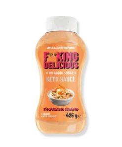 Fitking Delicious Keto Sauce Thousand Island 425g – thick and creamy low-carb sauce with no added sugar by Allnutrition