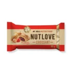 Nutlove Croissant 60g with strawberry filling without added sugar pastry snack